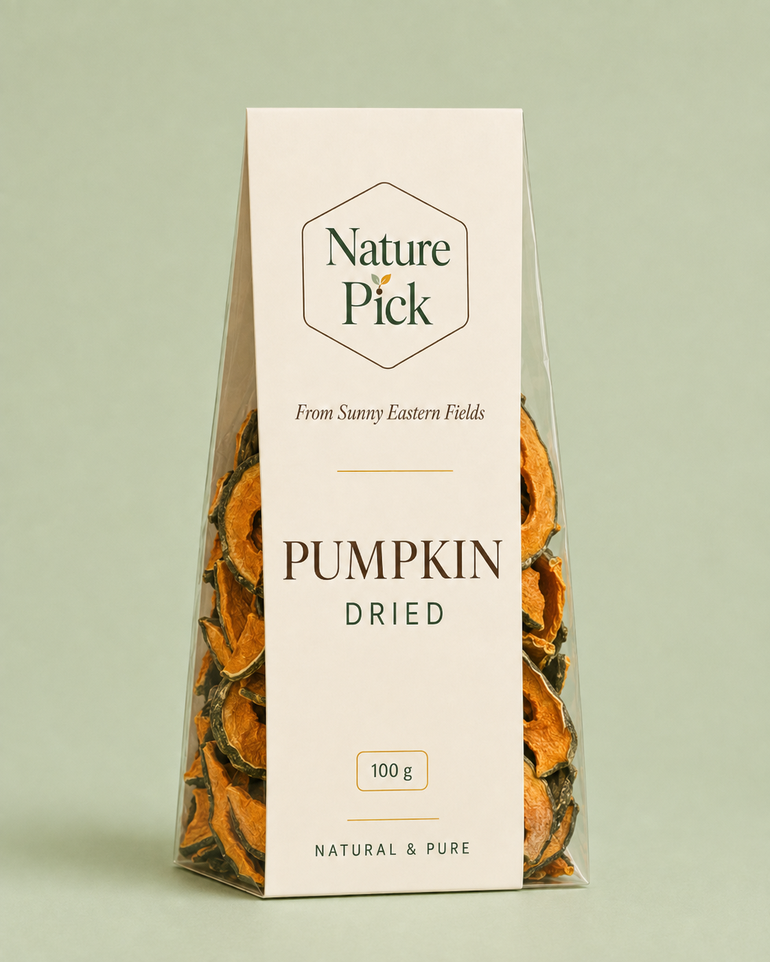 Dried pumpkin pieces
