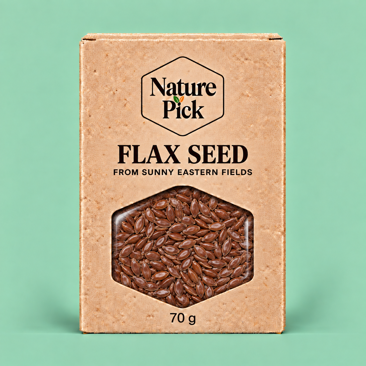 Whole flaxseeds 70 g – Nature Pick
