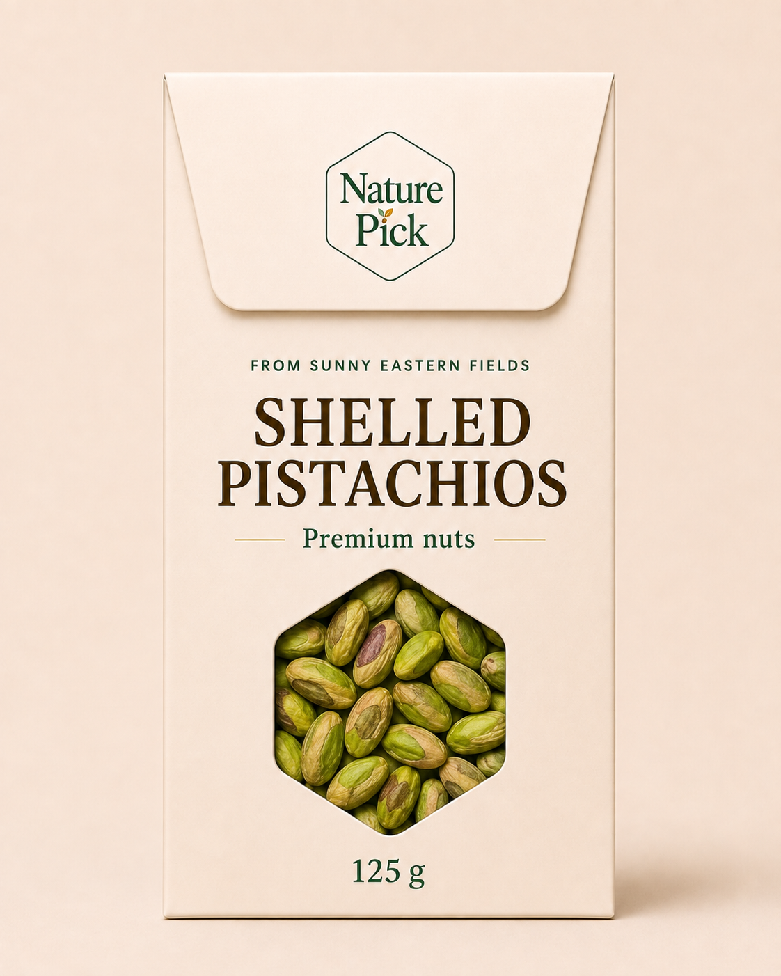 Skalade pistagenötter 125 g – Nature Pick