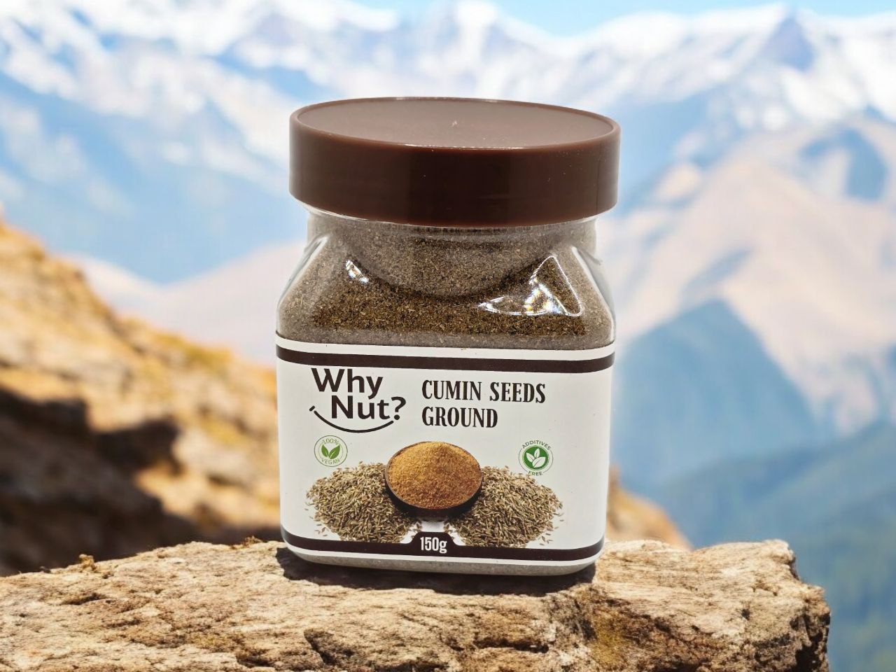 Malen Spiskummin spice powder from Nature Pick Market, showcasing its rich brown color and fine texture, perfect for enhancing your culinary dishes.