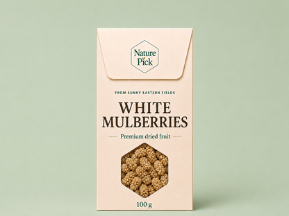 SUN-DRIED WHITE MULBERRIES